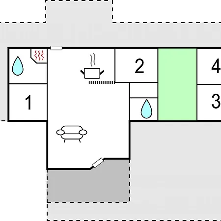 Дом отдыха Four-bedroom Holiday In